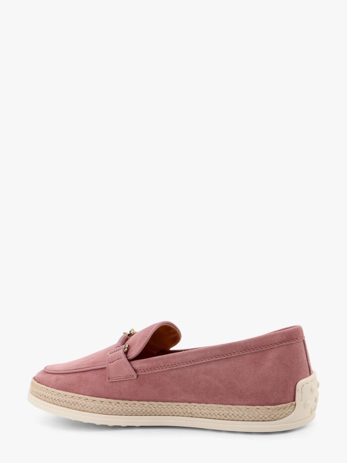 TOD'S Suede Loafer With Metal Detail
