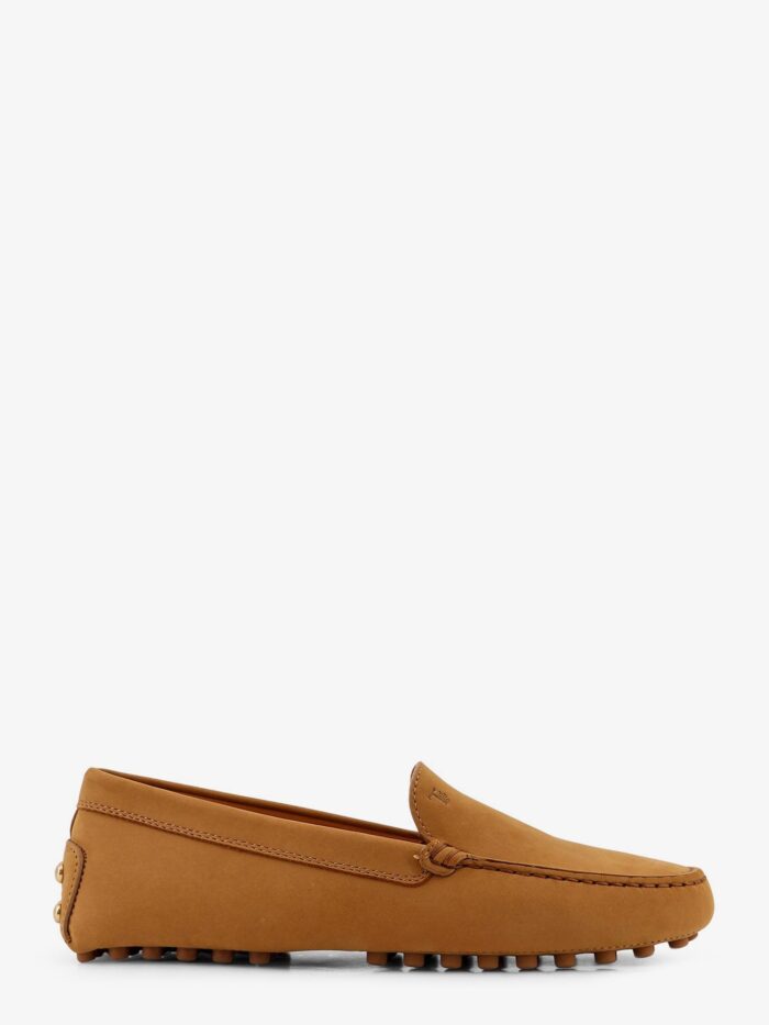 TOD'S Suede Loafers With Engraved Logo On The Front