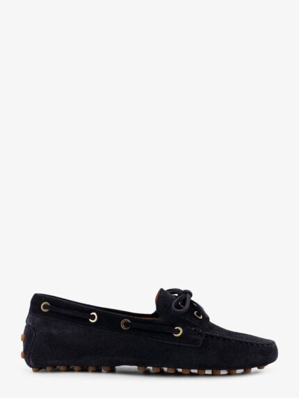 TOD'S Suede Loafers With Gomminos Detail