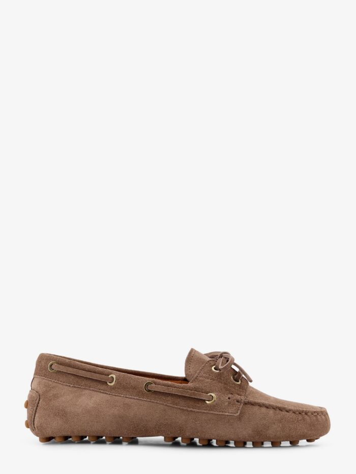 TOD'S Suede Loafers With Gomminos Detail