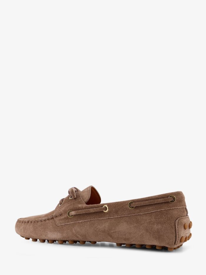 TOD'S Suede Loafers With Gomminos Detail