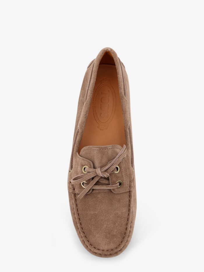 TOD'S Suede Loafers With Gomminos Detail