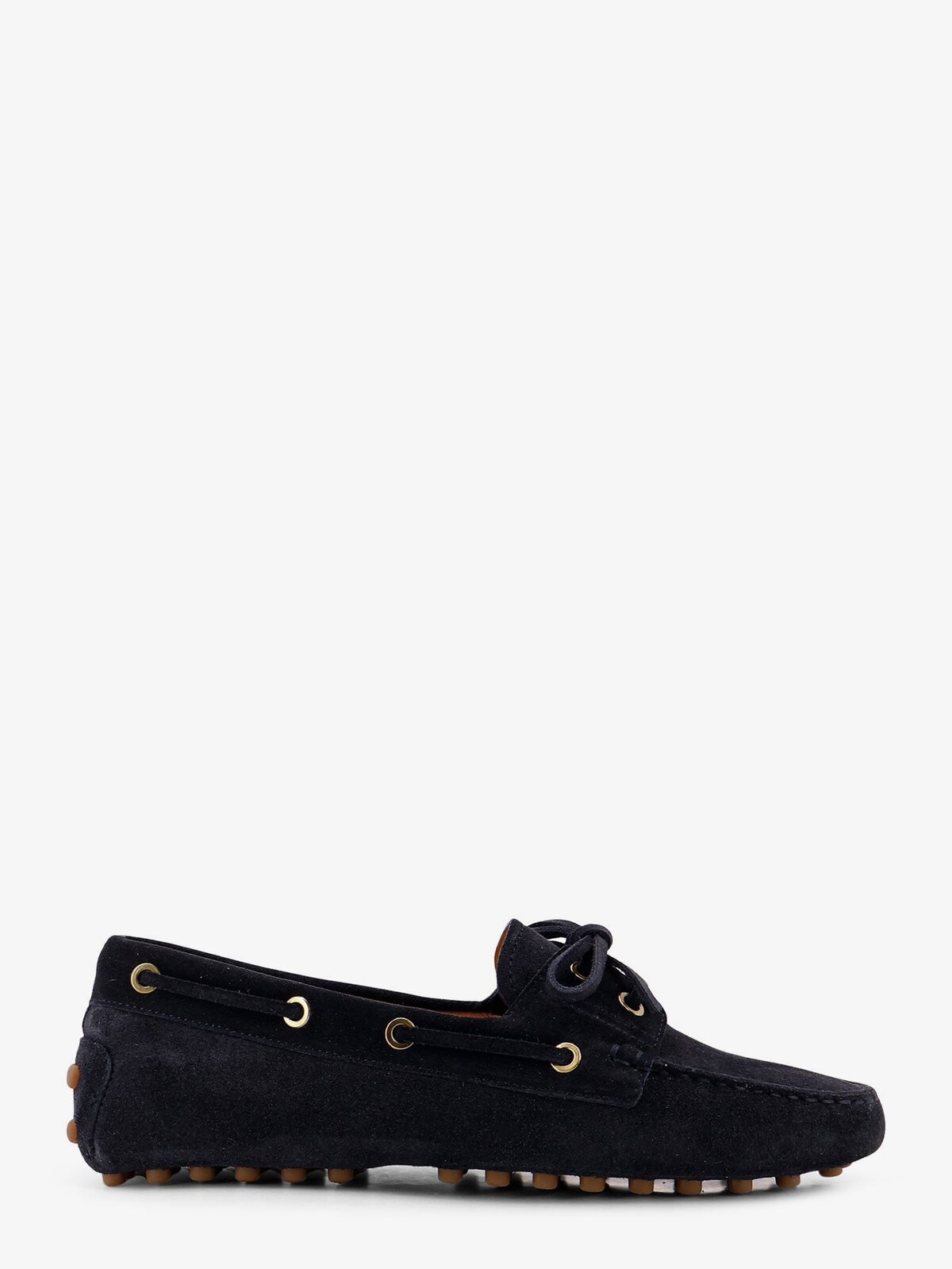 TOD'S Suede Loafers With Gomminos Detail