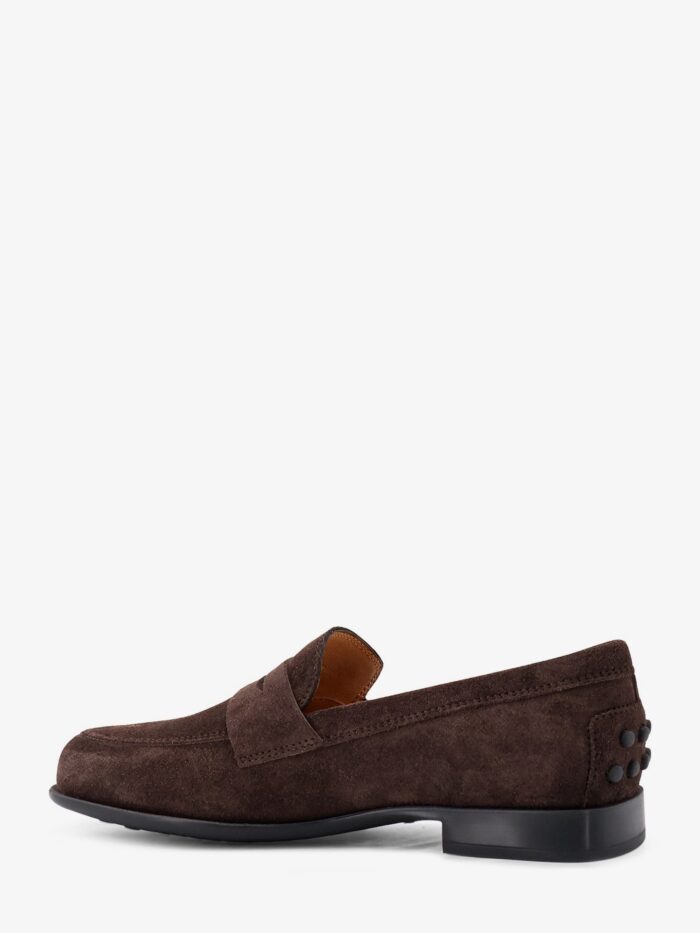 TOD'S Suede Loafers With Side Logo