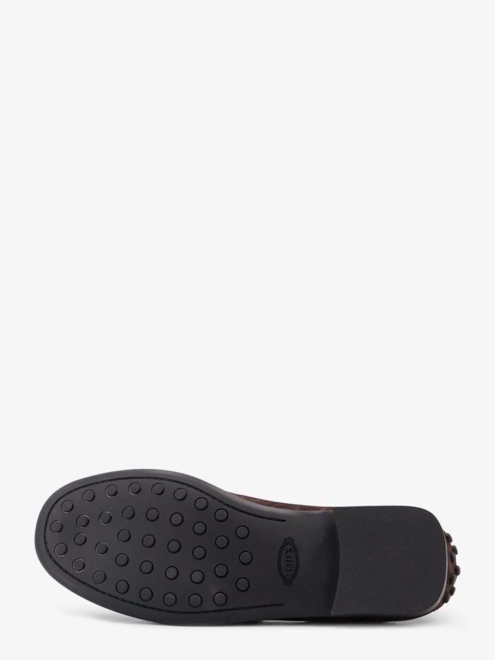 TOD'S Suede Loafers With Side Logo