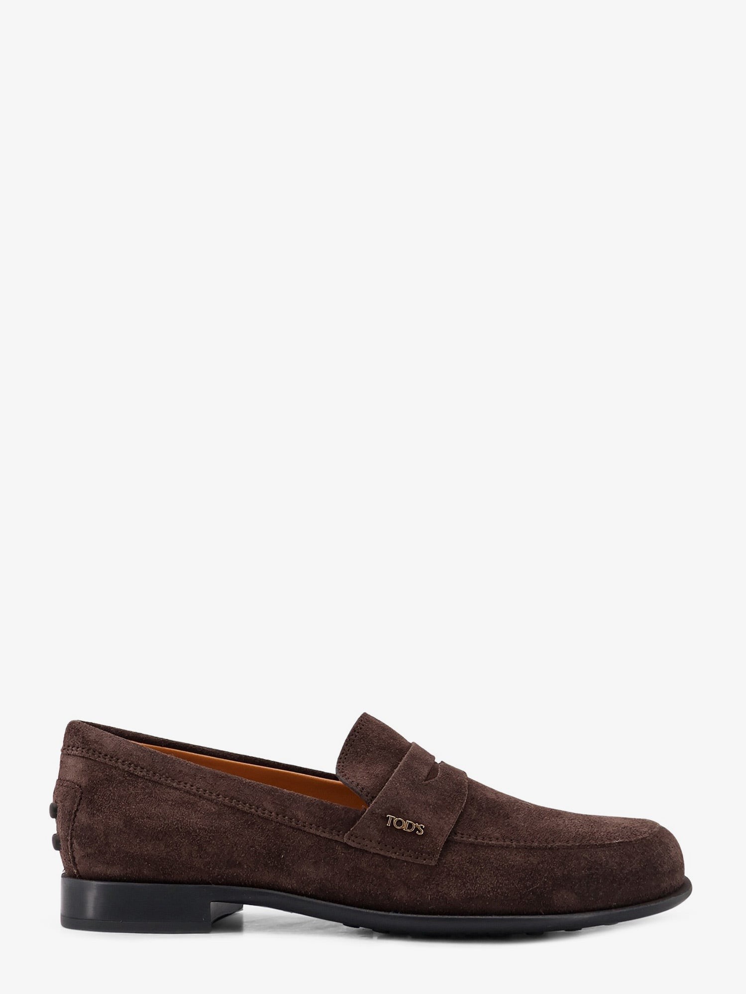 TOD'S Suede Loafers With Side Logo