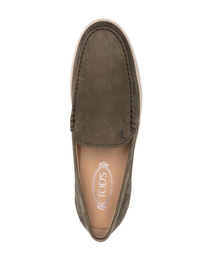 TODS Suede Slip-on Loafers