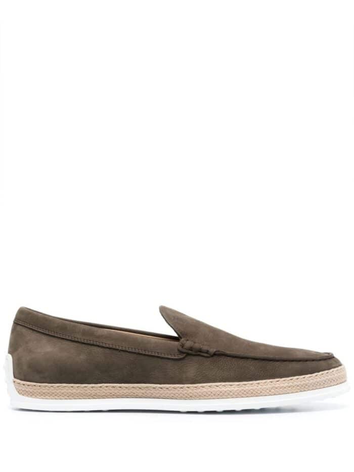 TODS Suede Slip-on Loafers