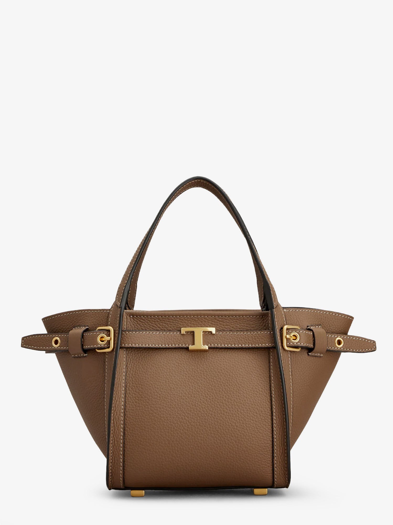 TOD'S T Signature Leather Shopping Bag