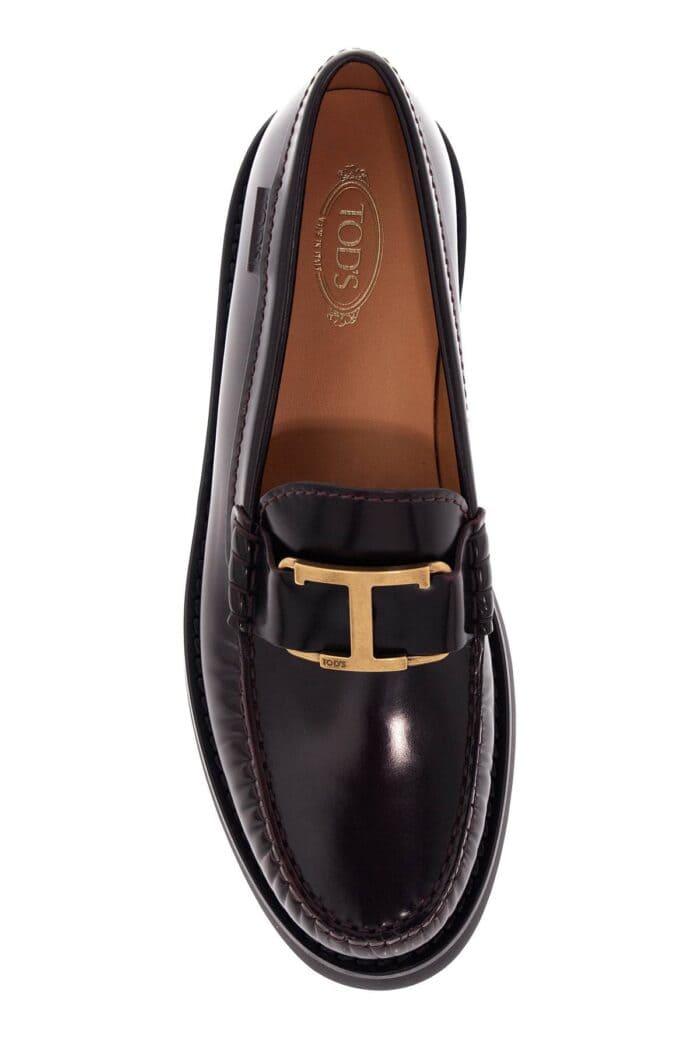 TOD'S T Timeless Leather Loafers