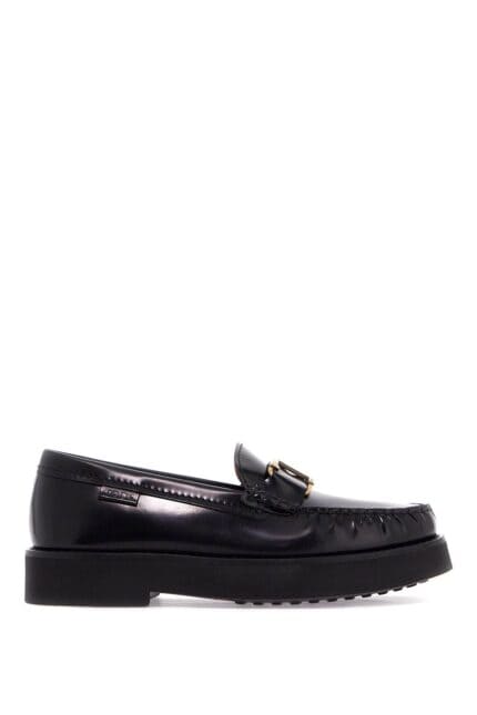 TOD'S T Timeless Leather Loafers