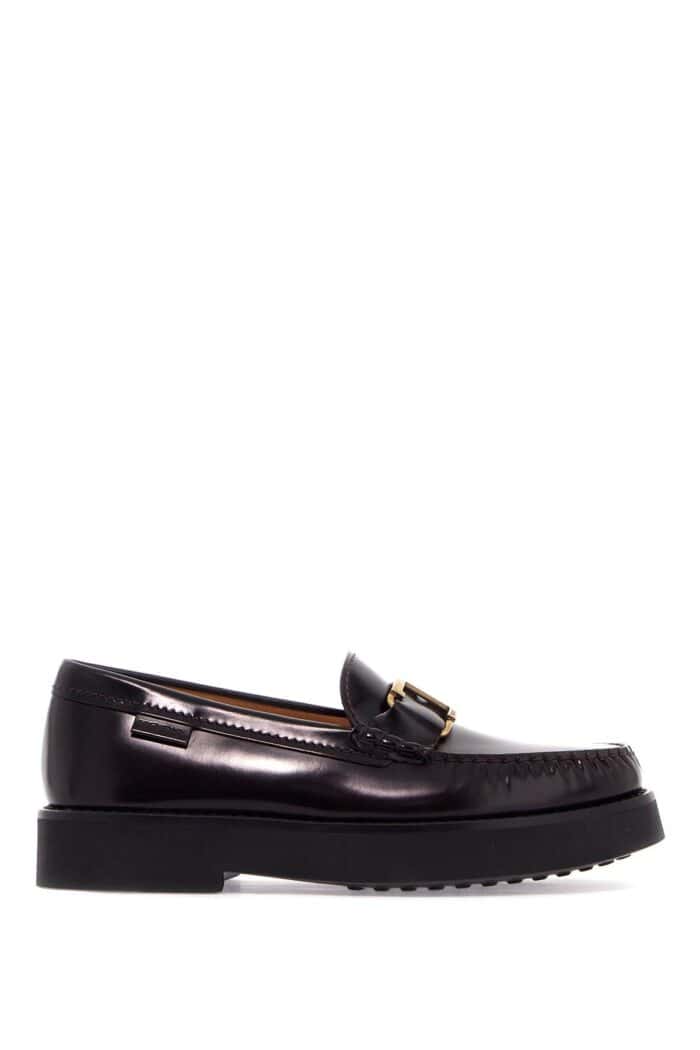 TOD'S T Timeless Leather Loafers