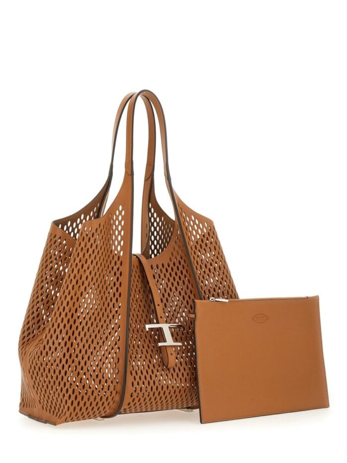 TOD'S "T TIMELESS" MEDIUM SHOPPING BAG