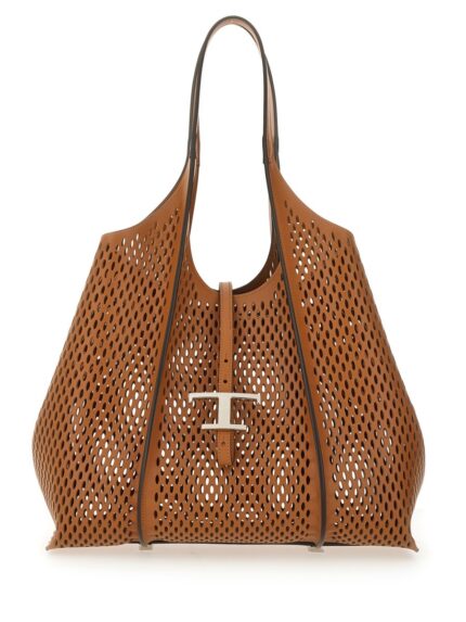 TOD'S "T TIMELESS" MEDIUM SHOPPING BAG
