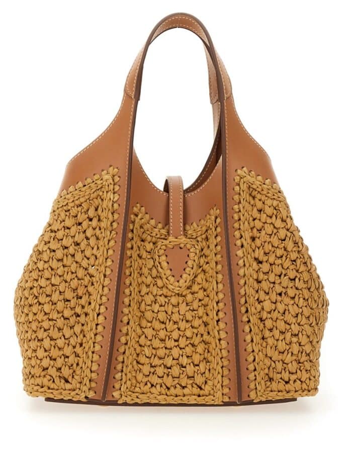 TOD'S "T TIMELESS" MINI SHOPPER BAG