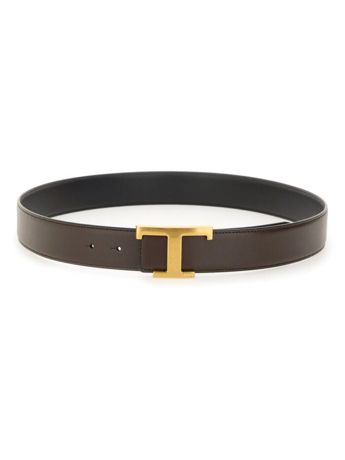 TOD'S "T TIMELESS" REVERSIBLE BELT