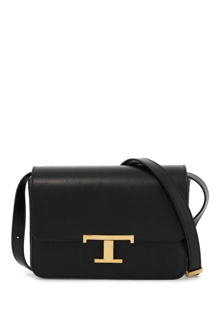 tod's timeless t shoulder bag with strap TOD'S Timeless T Shoulder Bag With Strap