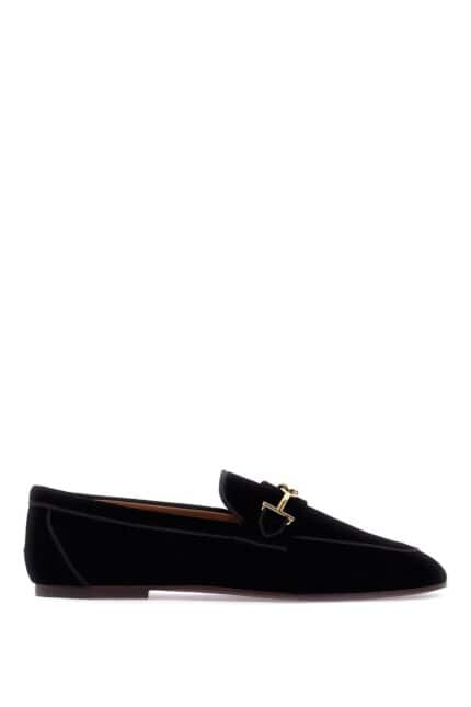 TOD'S Velvet Loafers For