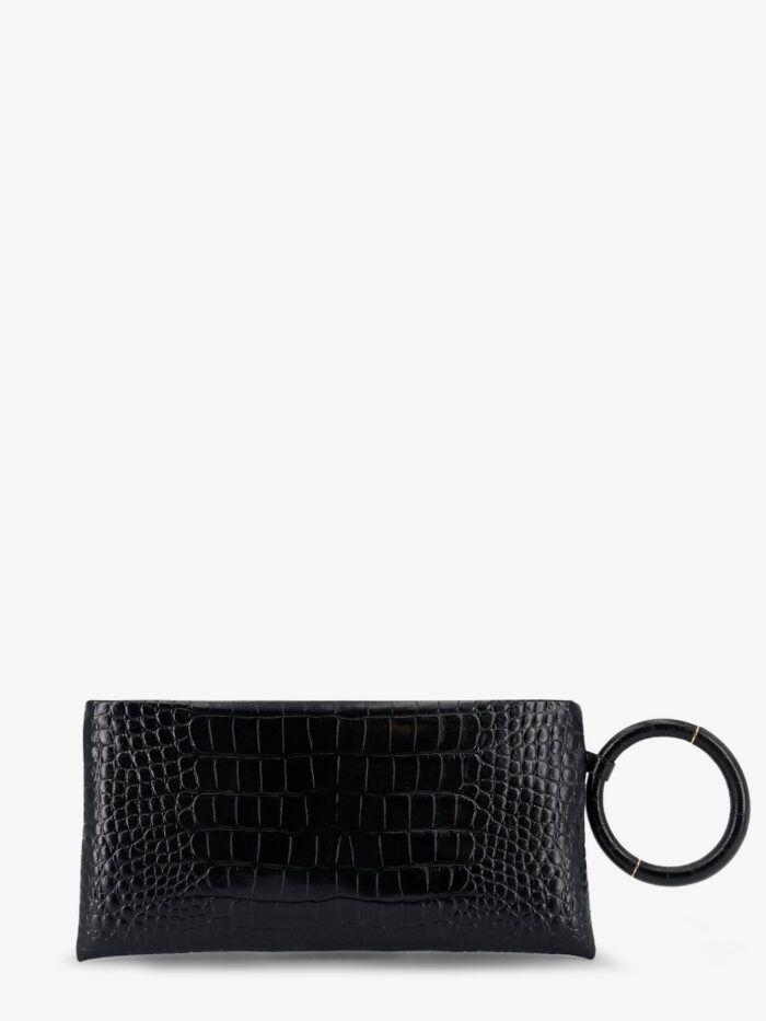 TOM FORD Aura Crocodile-print Leather Clutch Bag