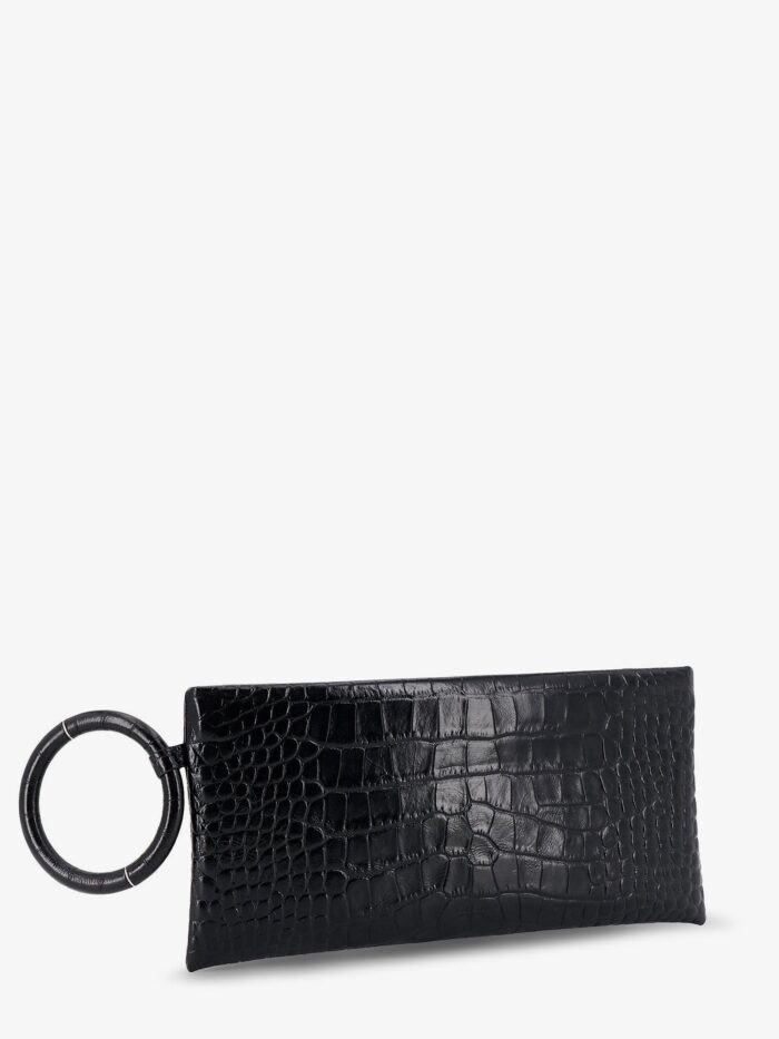TOM FORD Aura Crocodile-print Leather Clutch Bag