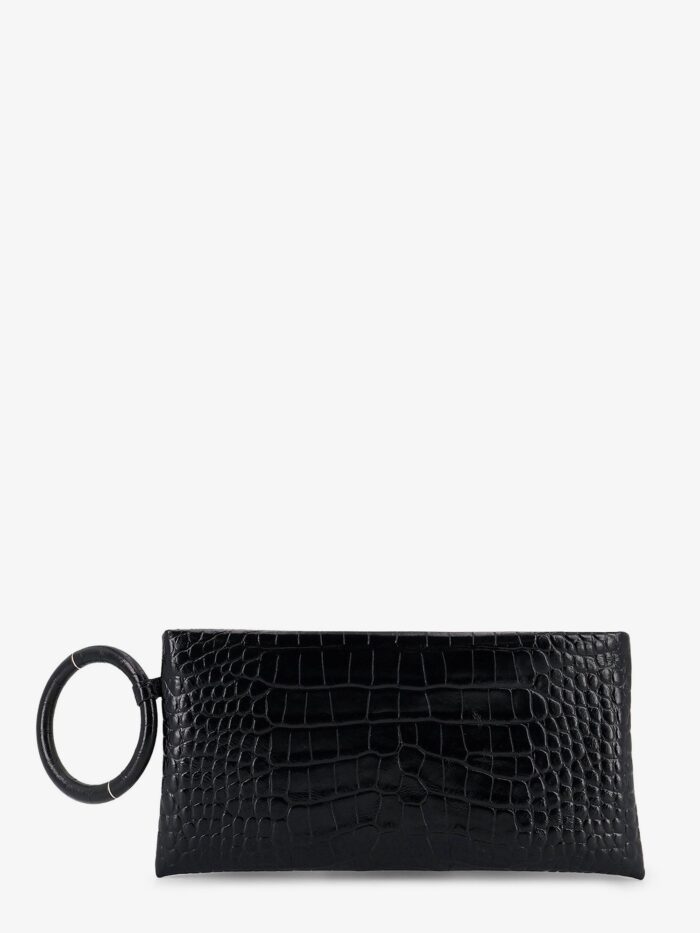TOM FORD Aura Crocodile-print Leather Clutch Bag