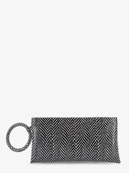 TOM FORD Aura Leather Clutch Bag With Snake Motif