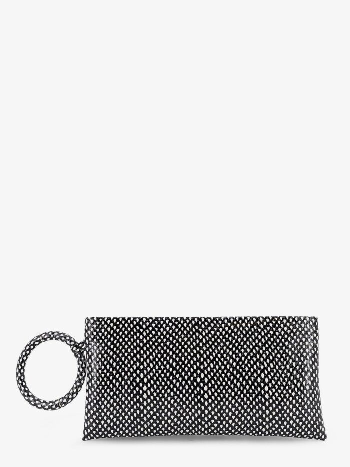 TOM FORD Aura Leather Clutch Bag With Snake Motif