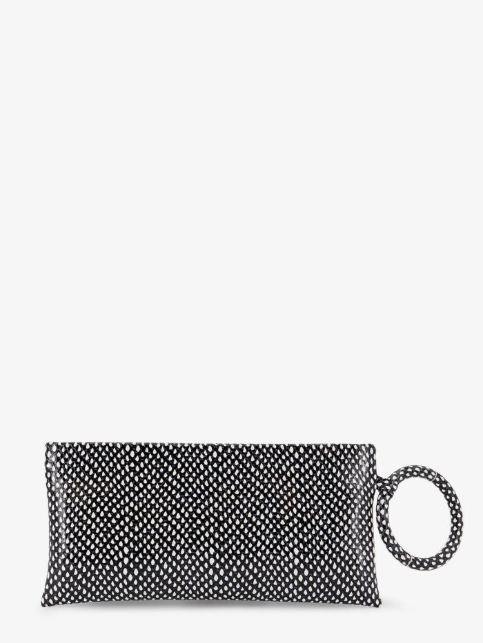 TOM FORD Aura Leather Clutch Bag With Snake Motif