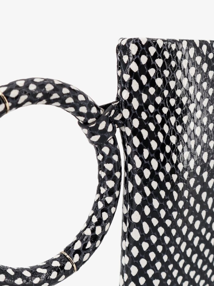 TOM FORD Aura Leather Clutch Bag With Snake Motif