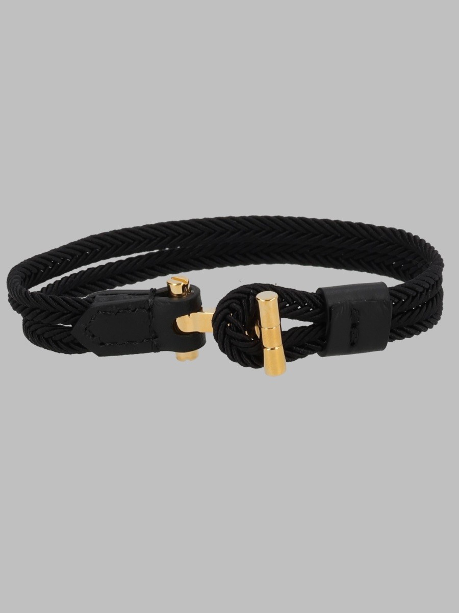 TOM FORD BRACCIALE IN NYLON INTRECCIATO