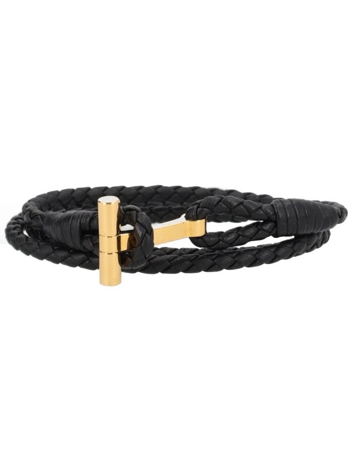 tom ford braided leather bracelet TOM FORD BRAIDED LEATHER BRACELET