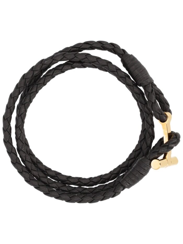 tom ford braided leather bracelet TOM FORD BRAIDED LEATHER BRACELET