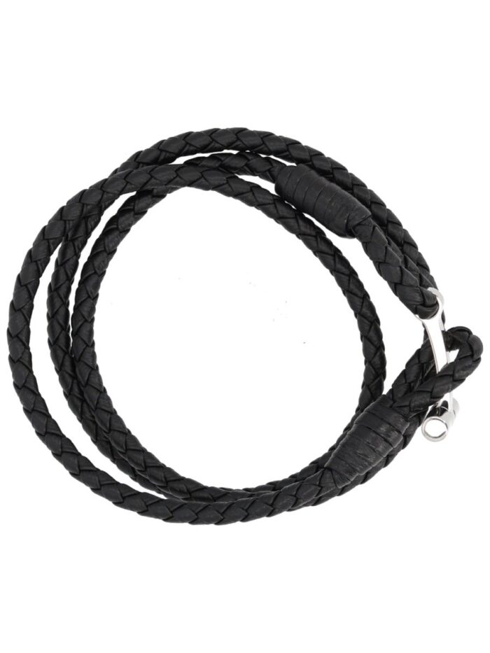 TOM FORD BRAIDED LEATHER BRACELET