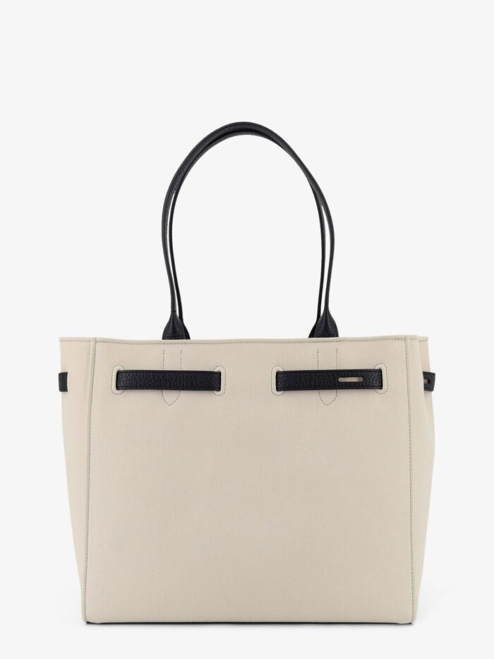 TOM FORD Canvas Shoulder Bag With Engraved Logo On The Front