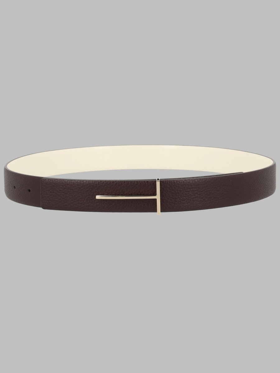 TOM FORD CINTURA CON FIBBIA "T"