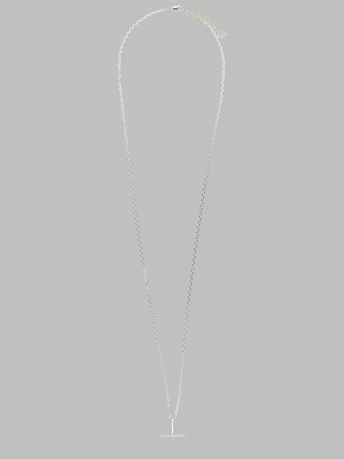 tom ford collana a ciondolo a t in argento TOM FORD COLLANA A CIONDOLO A T IN ARGENTO