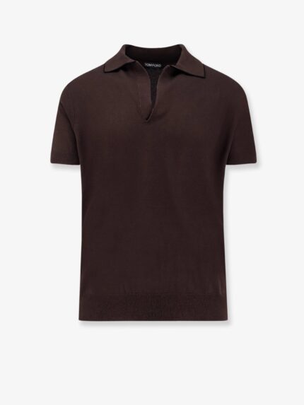 TOM FORD Cotton And Silk Blend Polo Shirt