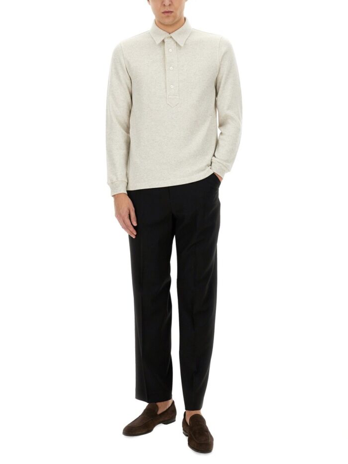 TOM FORD COTTON BLEND POLO SHIRT
