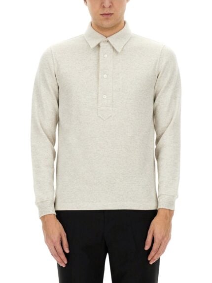 TOM FORD COTTON BLEND POLO SHIRT