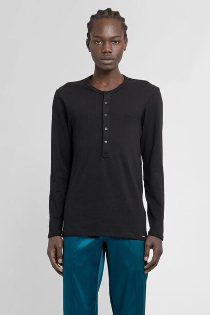 TOM FORD Cotton Henley T-shirt