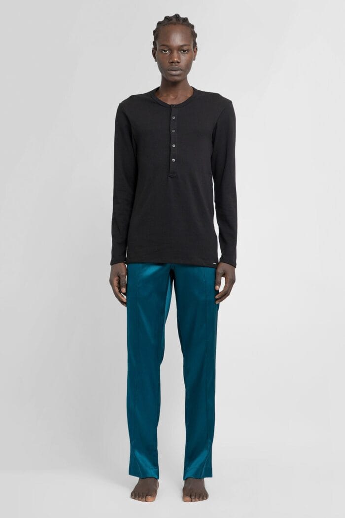 TOM FORD Cotton Henley T-shirt