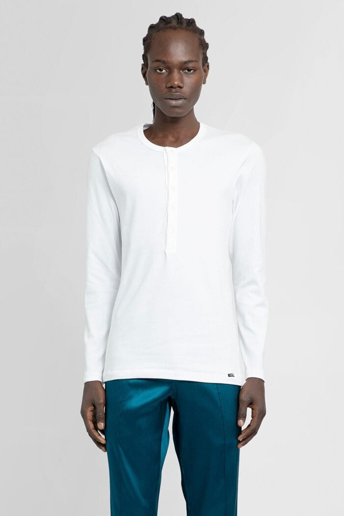 TOM FORD Cotton Henley T-shirt