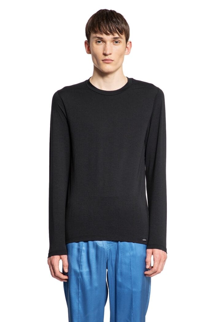 TOM FORD Cotton Modal Long Sleeve T-shirt