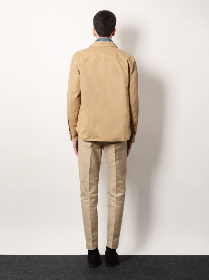 TOM FORD Cotton Shirt With Pockets And Stitching