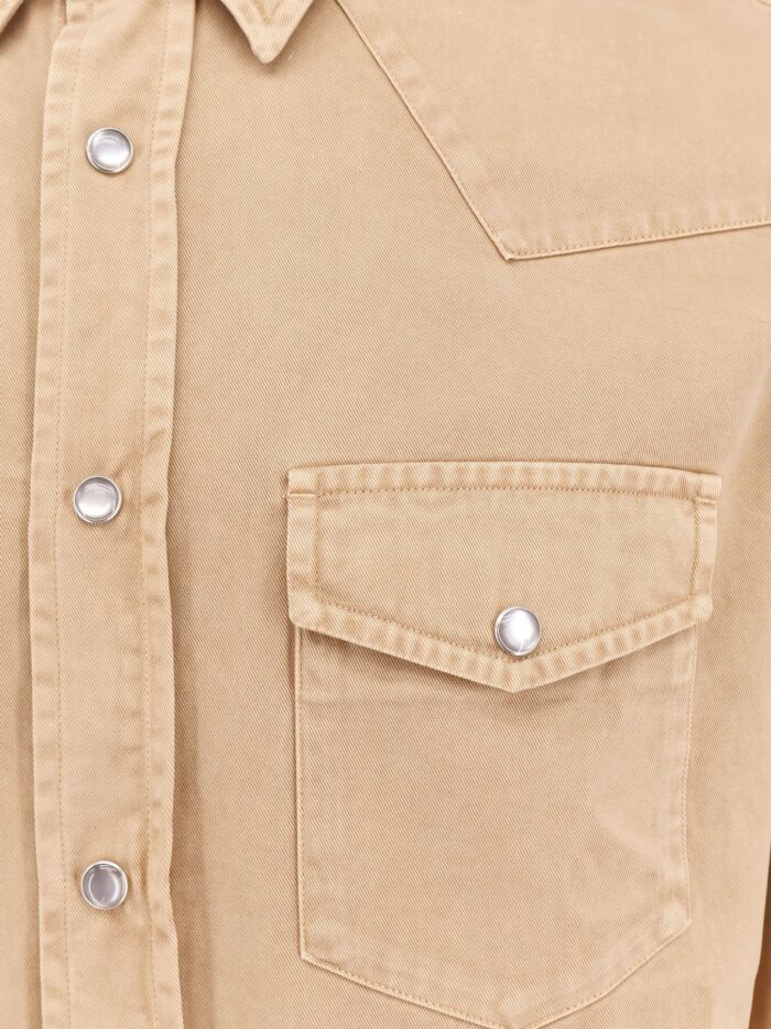 TOM FORD Cotton Shirt With Pockets And Stitching
