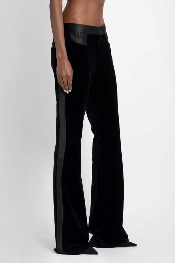 TOM FORD Cotton Velvet Tuxedo Flare Pants