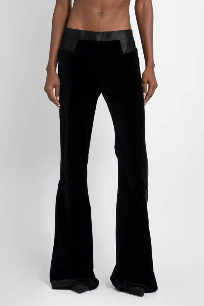 TOM FORD Cotton Velvet Tuxedo Flare Pants