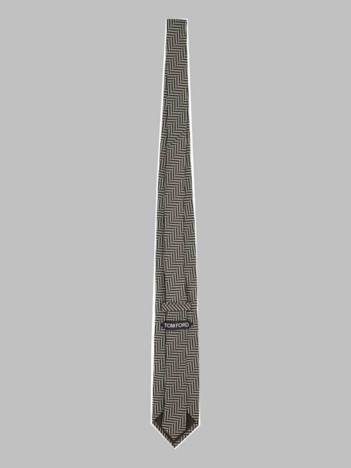 TOM FORD CRAVATTA IN JACQUARD DI SETA 8 CM