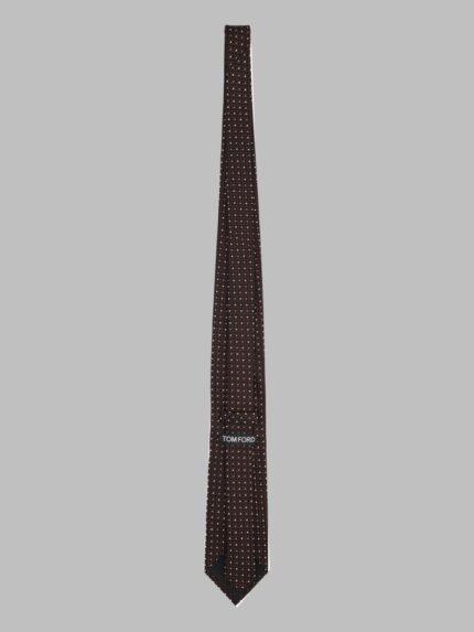 TOM FORD CRAVATTA IN JACQUARD DI SETA 8 CM