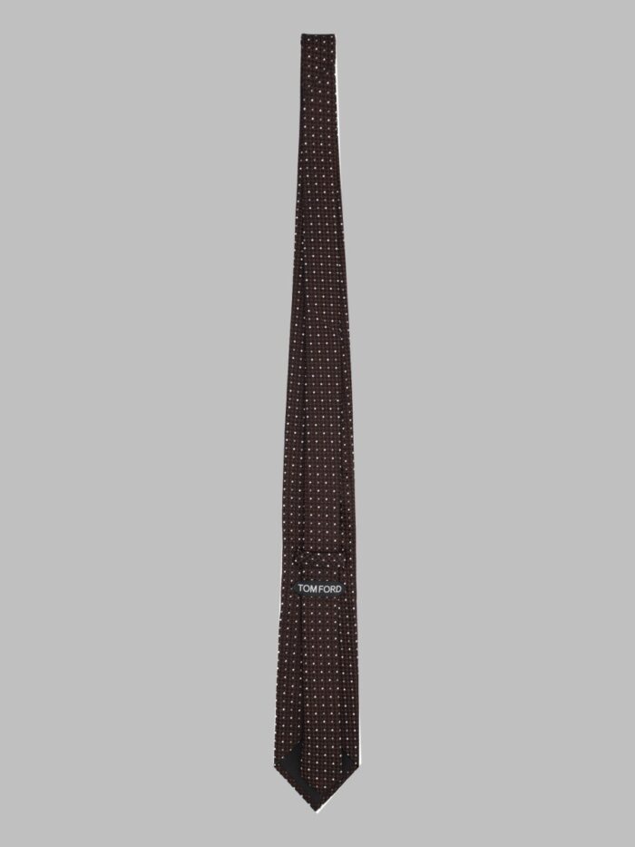 tom ford cravatta in jacquard di seta 8 cm TOM FORD CRAVATTA IN JACQUARD DI SETA 8 CM